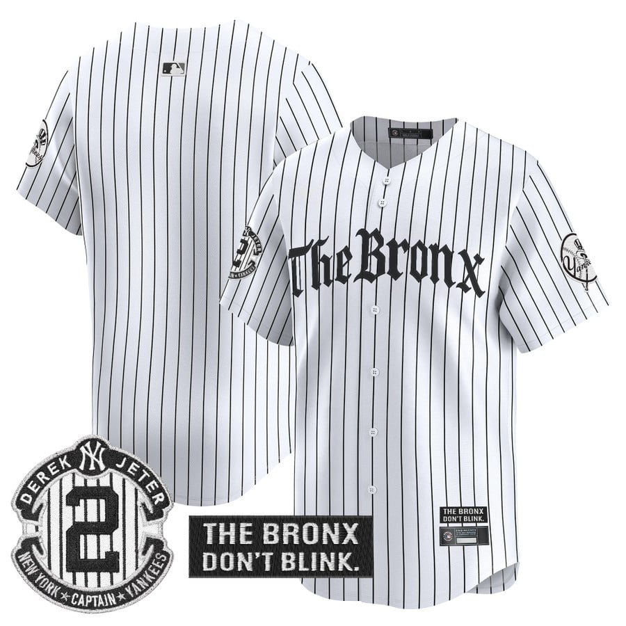 Yankees 'The Bronx - Gothic Ink Drop Edition' Vapor Premier Limited Jersey - All Stitched