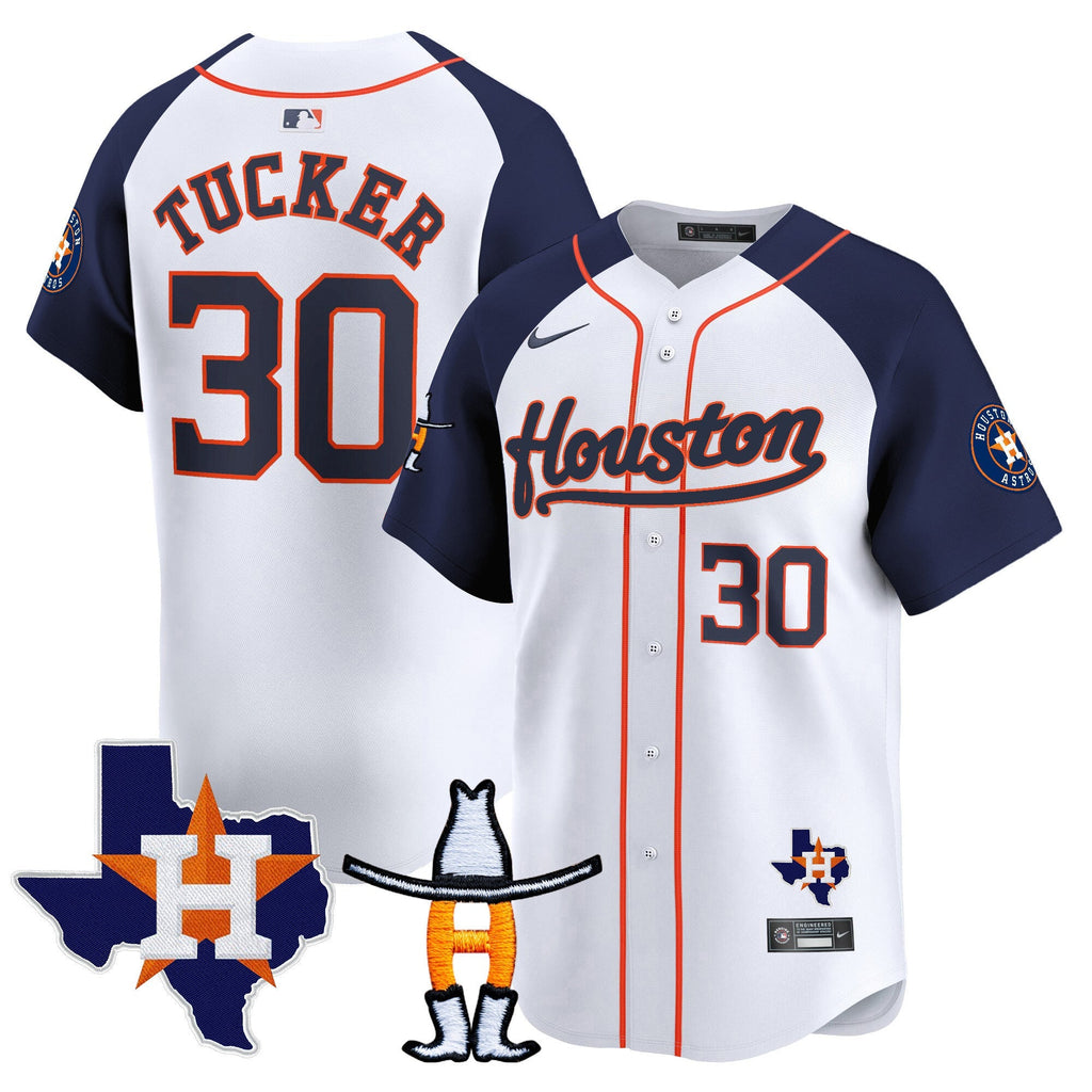 HAS Houston Rodeo Patch Vapor Premier Limited Jersey - All Stitched