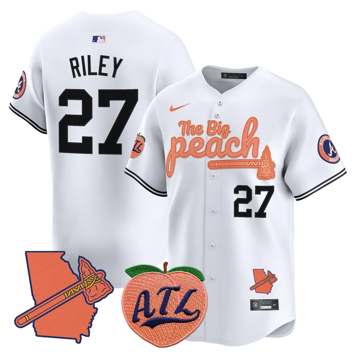 ATL The Big Peach Vapor Premier Limited Jersey V2 - All Stitched