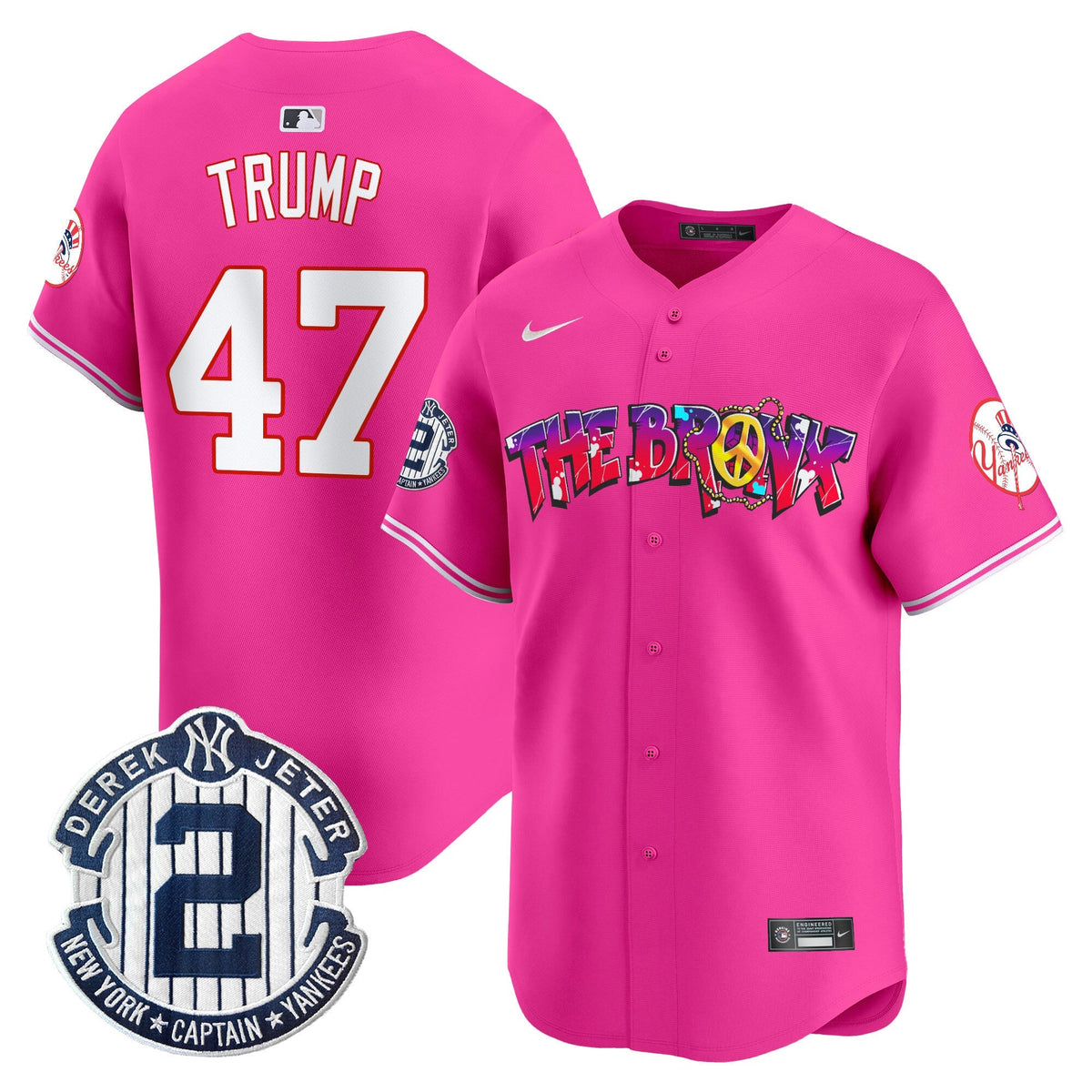 NYY The Bronx Graffiti Vapor Premier Limited Jersey V7 - All Stitched