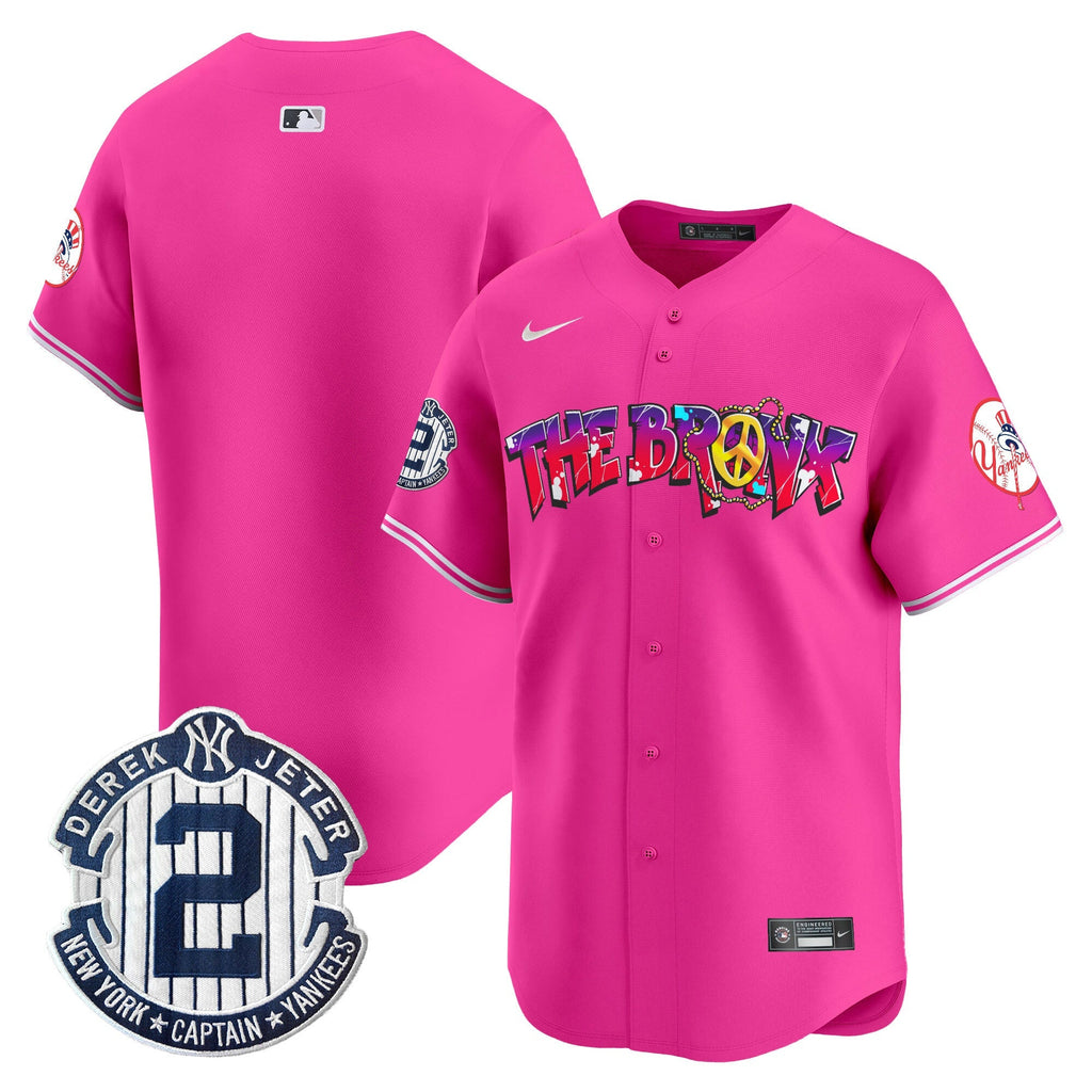 NYY The Bronx Graffiti Vapor Premier Limited Jersey V7 - All Stitched