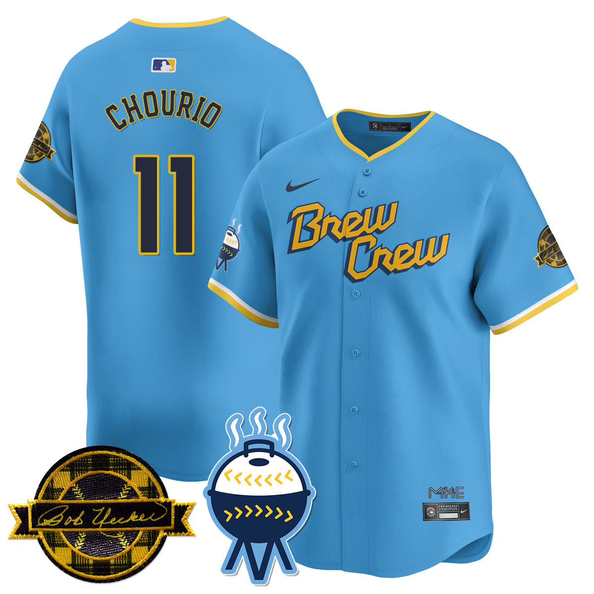 MIL 2025 Limited Jersey - Bob Uecker Patch - All Stitched