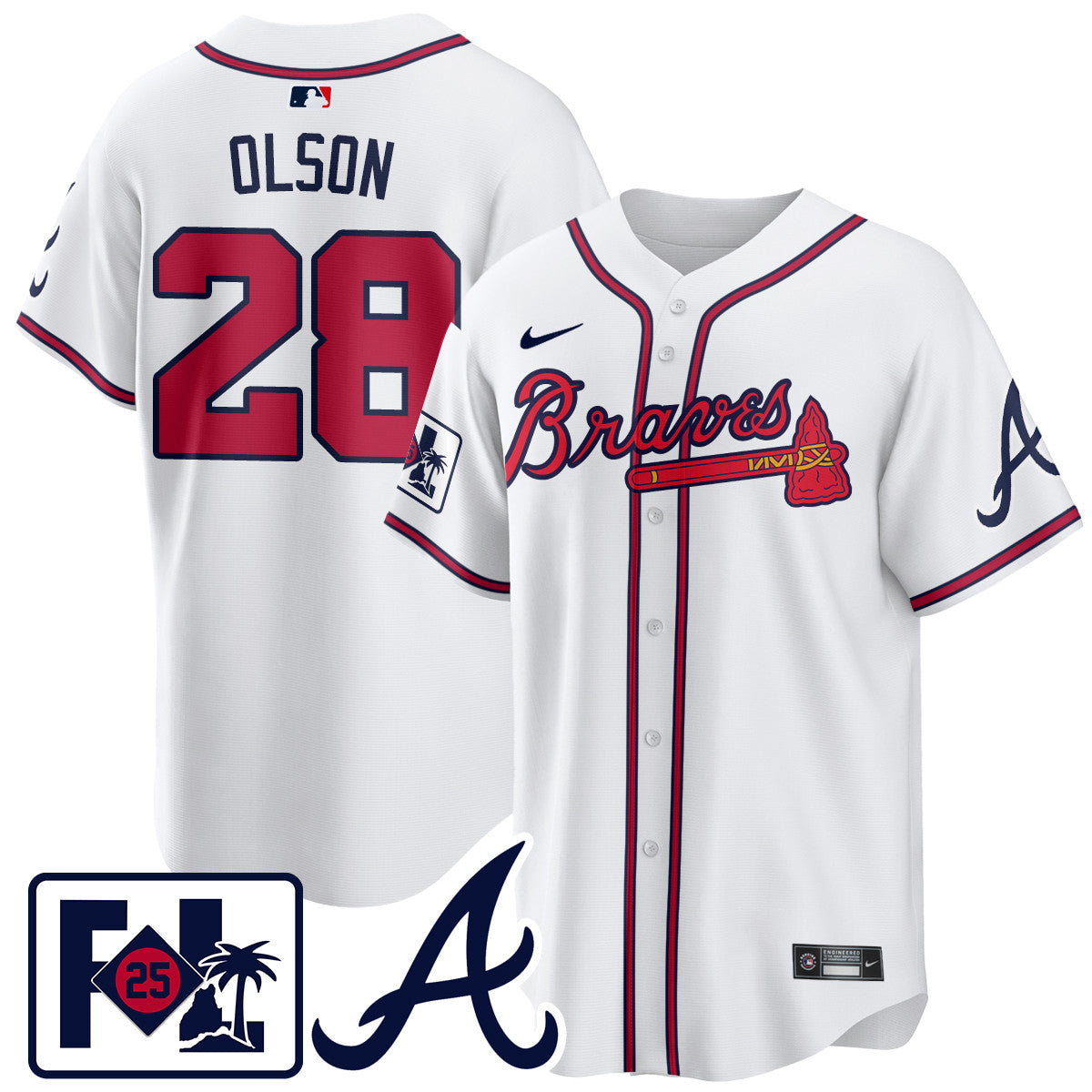 ATL 2025 Spring Training Jersey - All Stitched