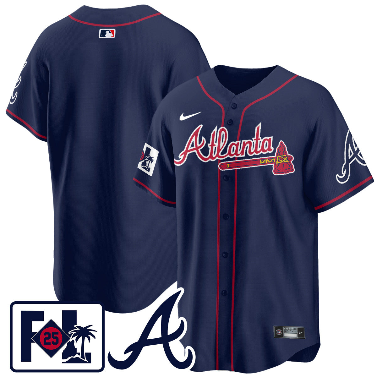 ATL 2025 Spring Training Jersey - All Stitched