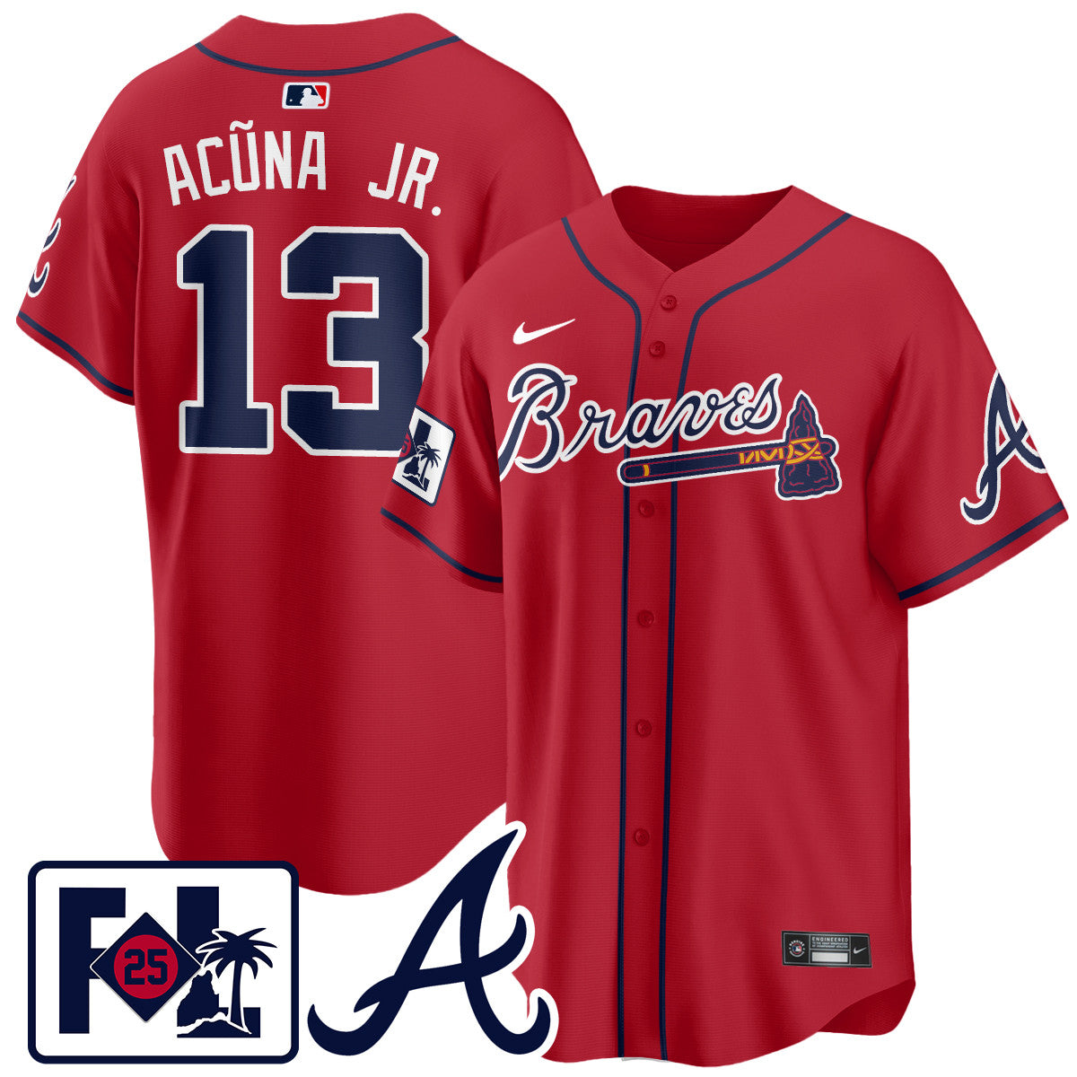 ATL 2025 Spring Training Jersey - All Stitched