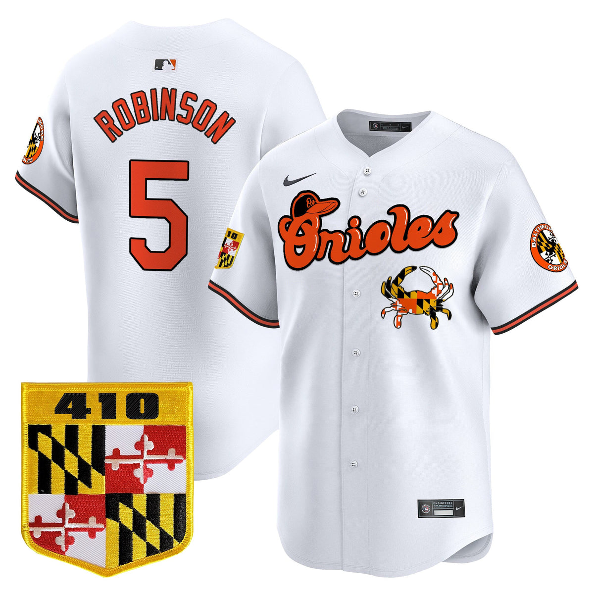 BAL 410 & Chesapeake Crab Patch Vapor Premier Limited Jersey - Stitched (8)