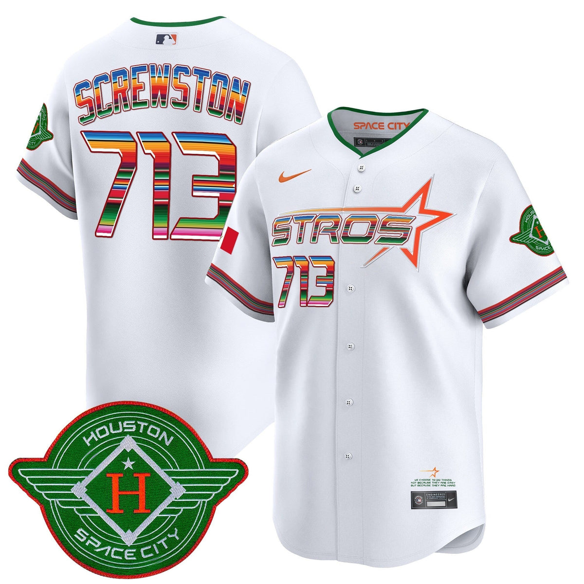 Astros 2025 City Connect Mexico Vapor Premier Limited Jersey - All Stitched