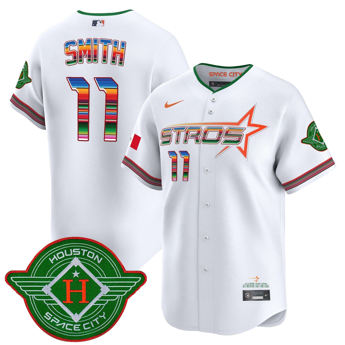 Astros 2025 City Connect Mexico Vapor Premier Limited Jersey - All Stitched