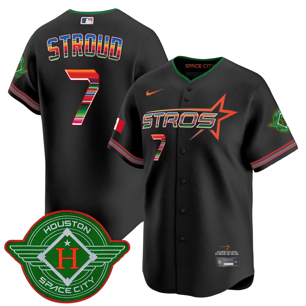 Astros 2025 City Connect Mexico Vapor Premier Limited Jersey - All Stitched