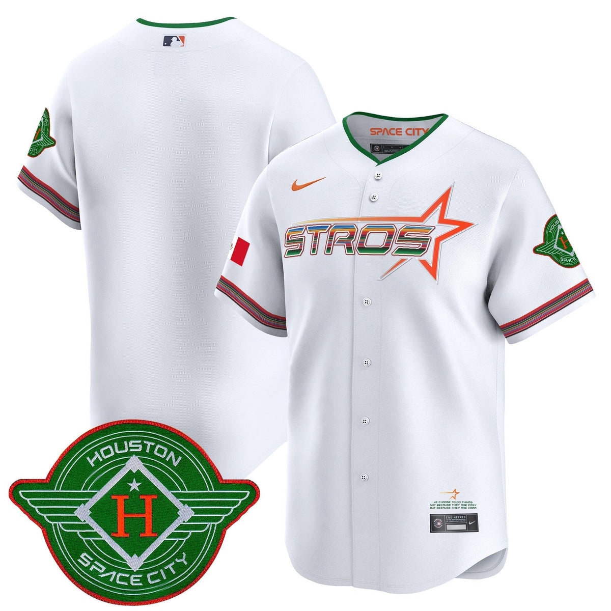 Astros 2025 City Connect Mexico Vapor Premier Limited Jersey - All Stitched