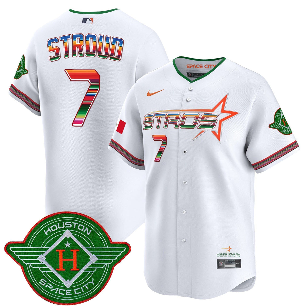 Astros 2025 City Connect Mexico Vapor Premier Limited Jersey - All Stitched