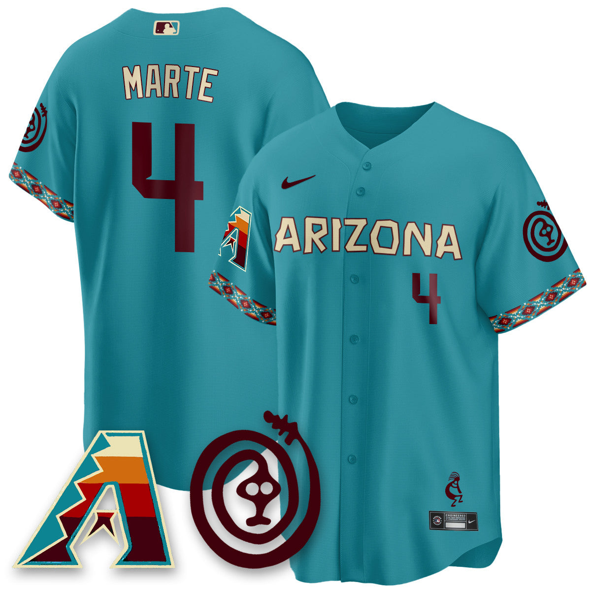 ARI City Connect Concept Jersey V2 - All Stitched