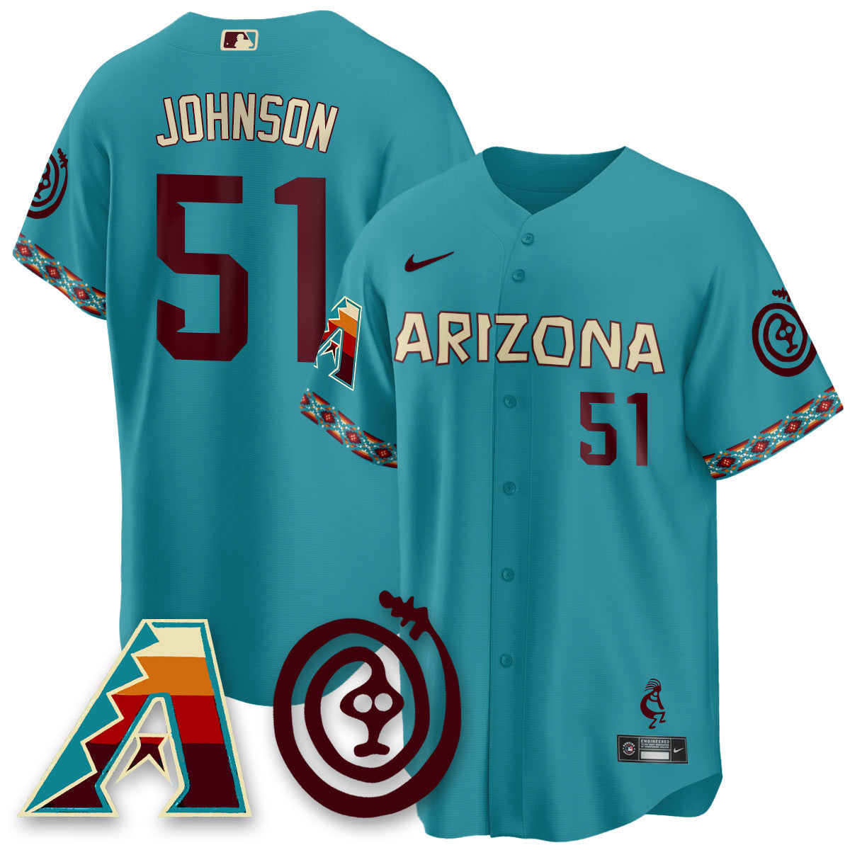 ARI City Connect Concept Jersey V2 - All Stitched