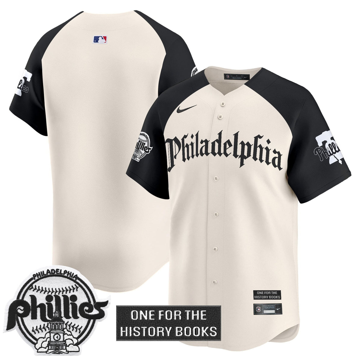 Phillies 'Retro Newspaper Edition' Vapor Premier Limited Jersey - All Stitched