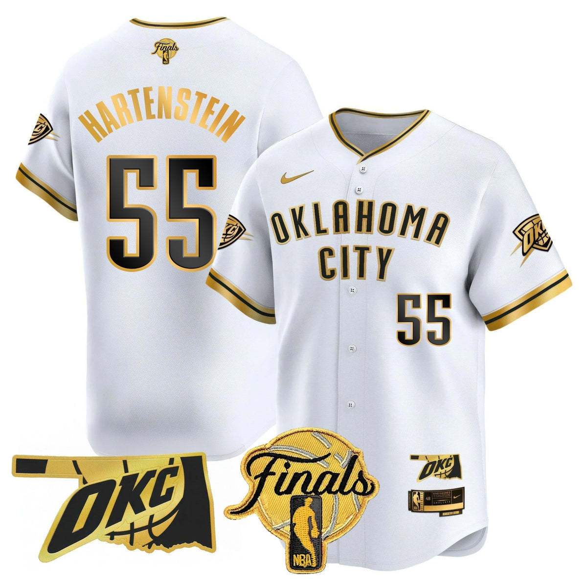 OKC Baseball Jersey - Final Patch - All Stitched