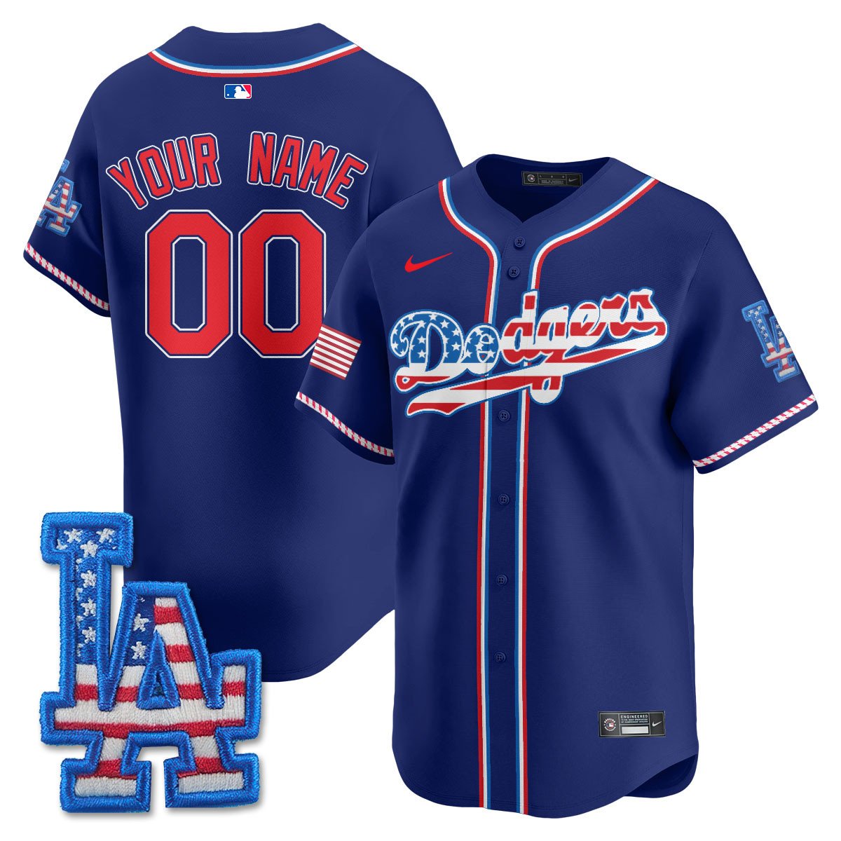 LAD 2025 Fourth of July Jersey - All Stitched