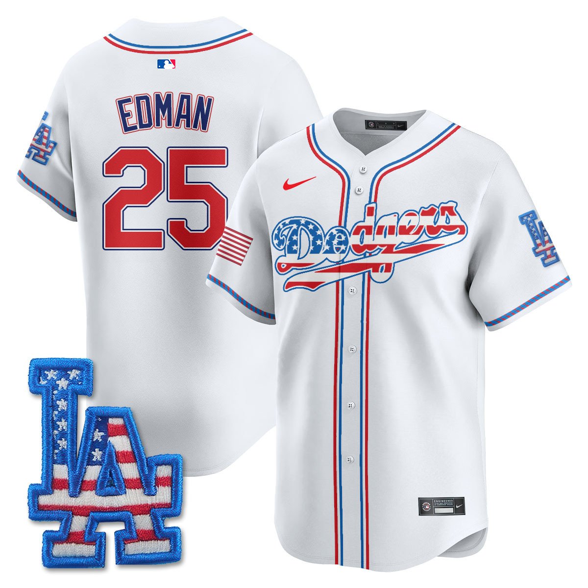 LAD 2025 Fourth of July Jersey - All Stitched