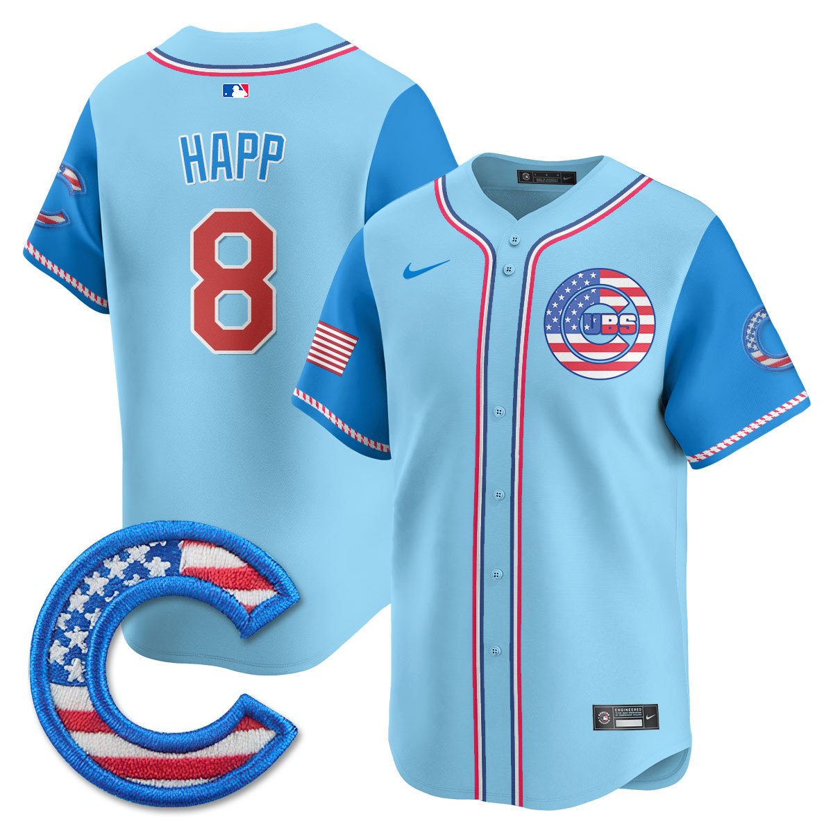 CHC 2025 Fourth of July Jersey - All Stitched