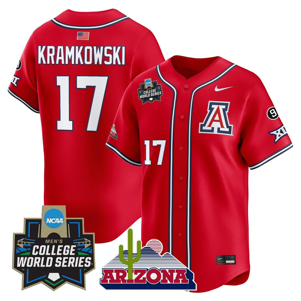 ARIZ 2025 World Series Vapor Premier Limited Jersey - All Stitched