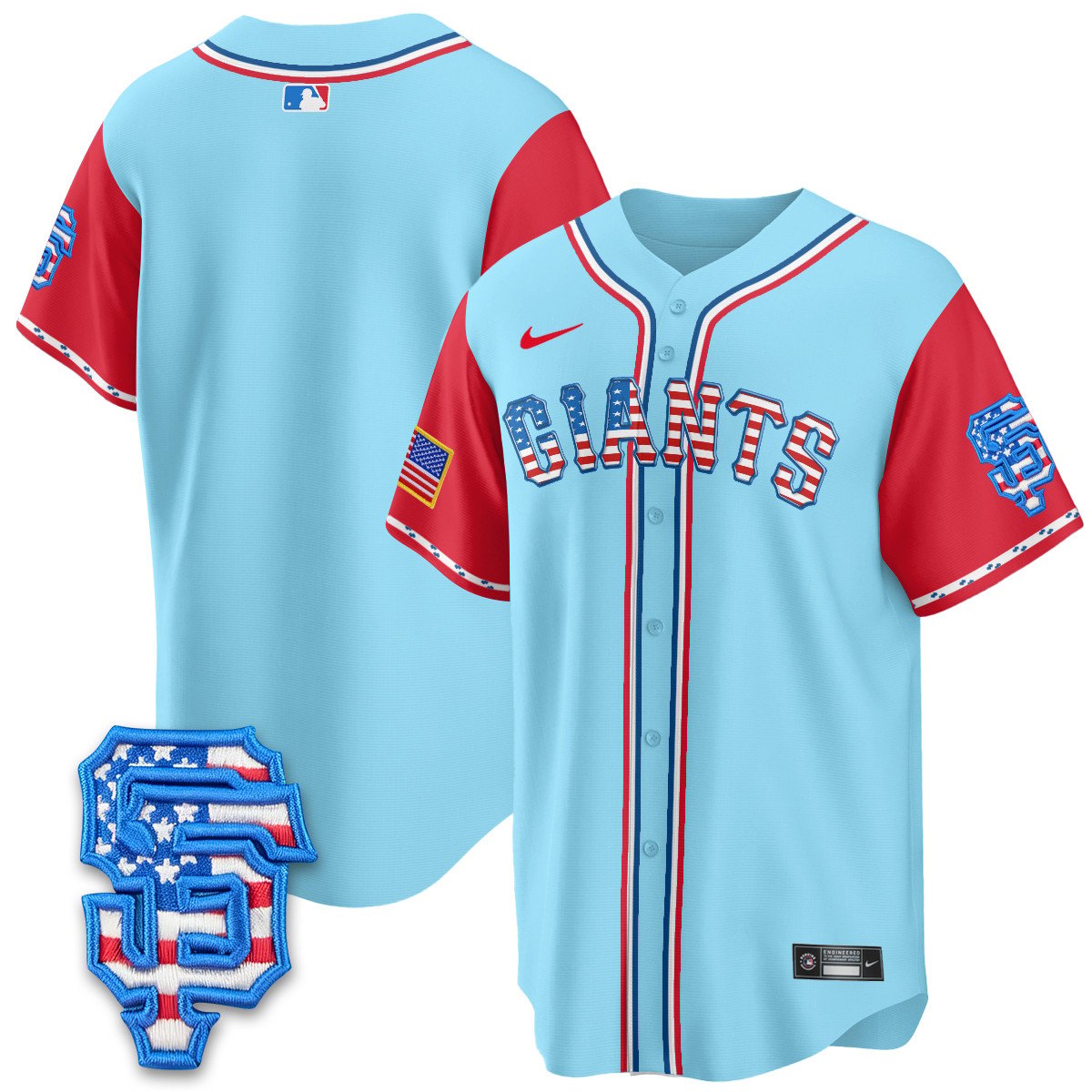 SF 2025 Fourth of July Jersey - All Stitched
