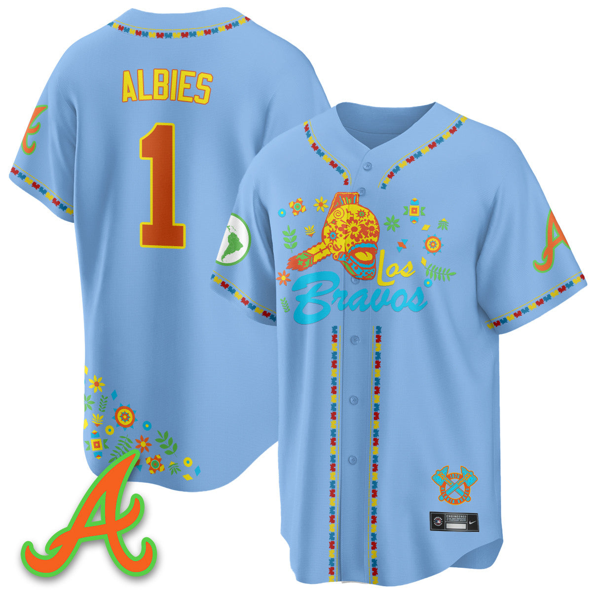 ATL 2025 "Los Bravos" Jersey V2 - All Stitched