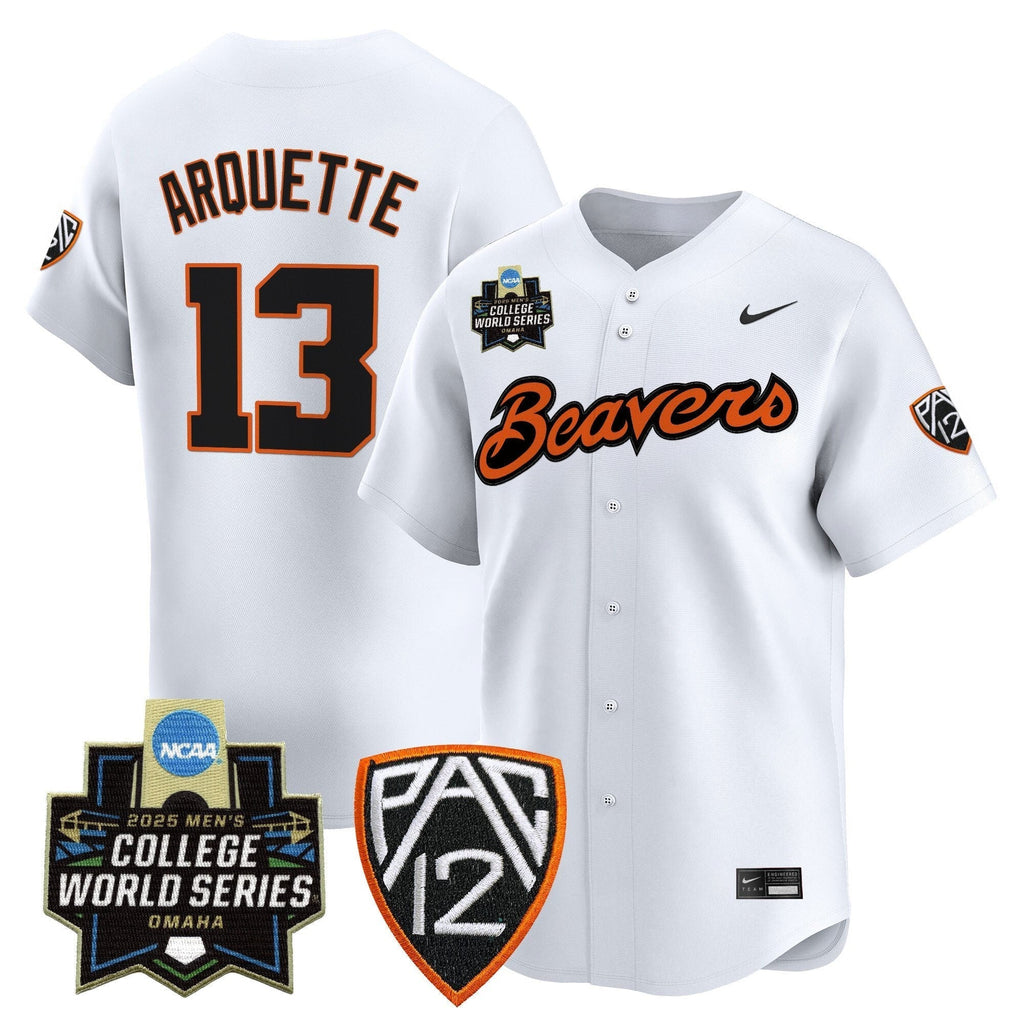 Oregon State Beavers 2025 World Series Vapor Premier Limited Jersey - All Stitched