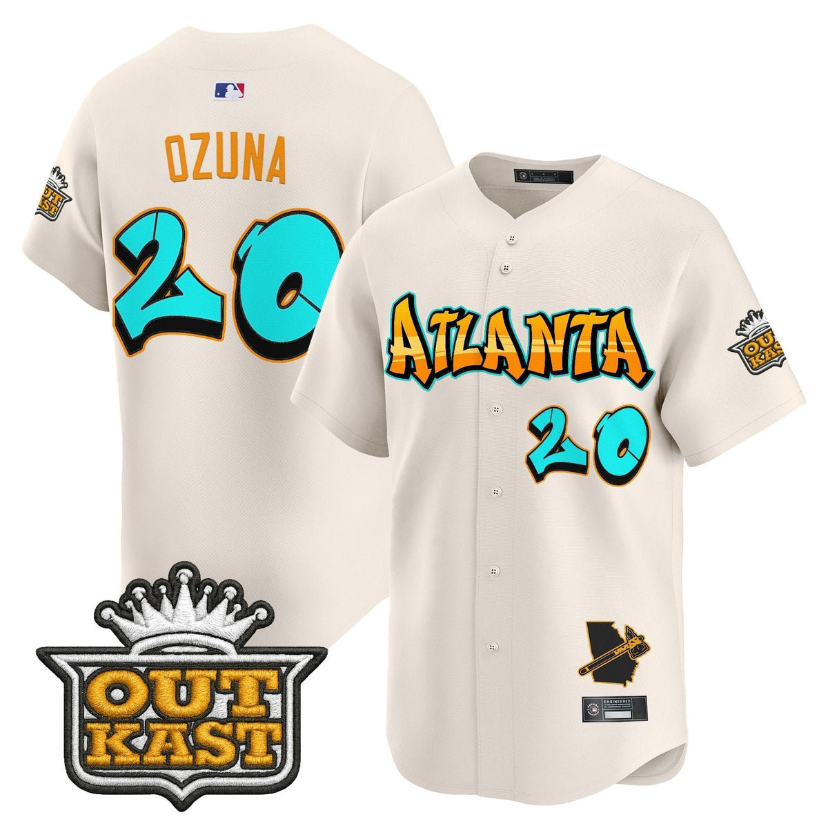 ATL 'Graffiti A-Town Edition' Vapor Premier Limited Jersey - All Stitched