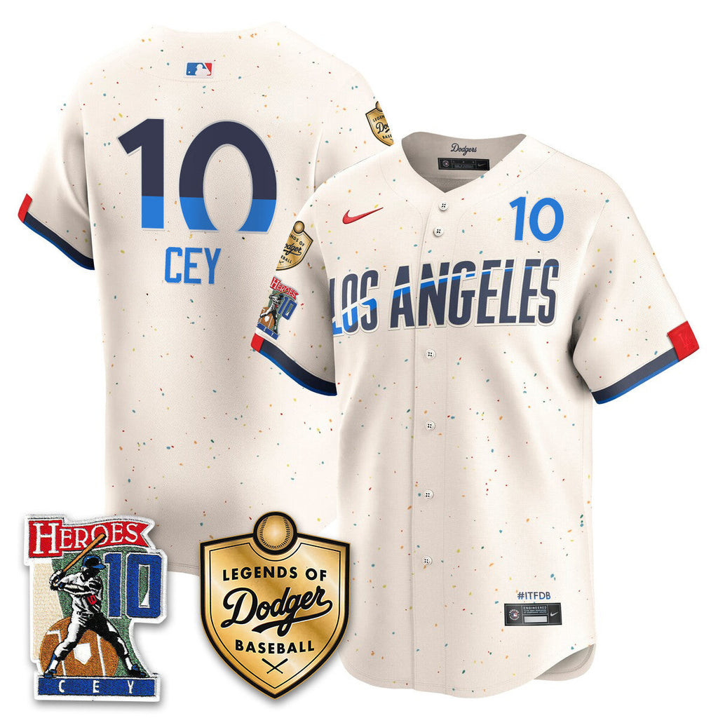 Dodgers Ron Cey "Legends Of Dodgers Baseball" Men Jersey - All Stitched