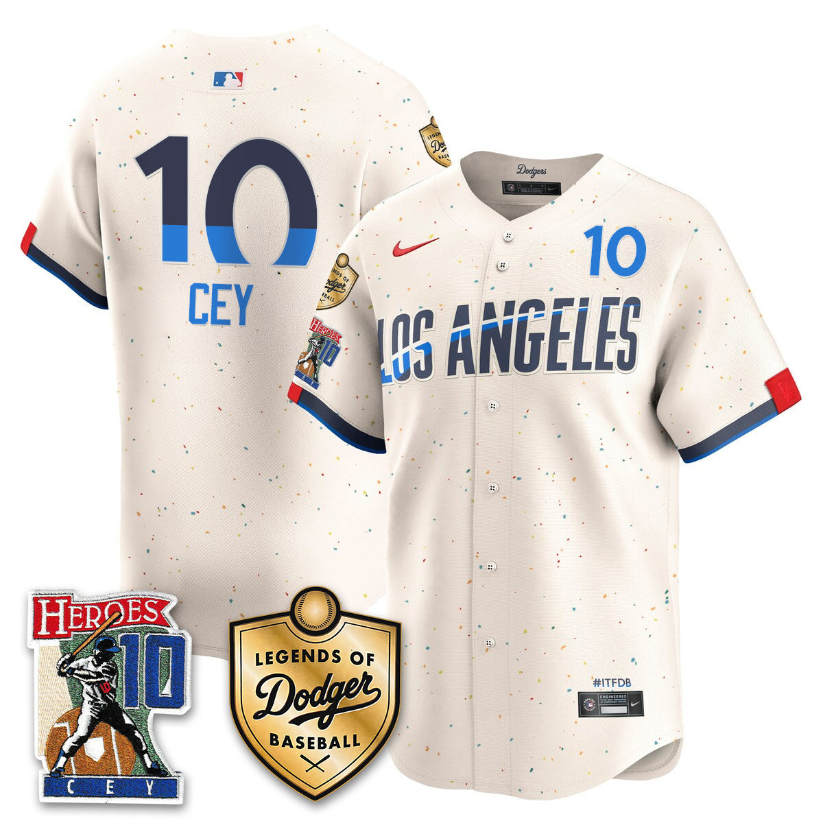 Dodgers Ron Cey "Legends Of Dodgers Baseball" Men Jersey - All Stitched