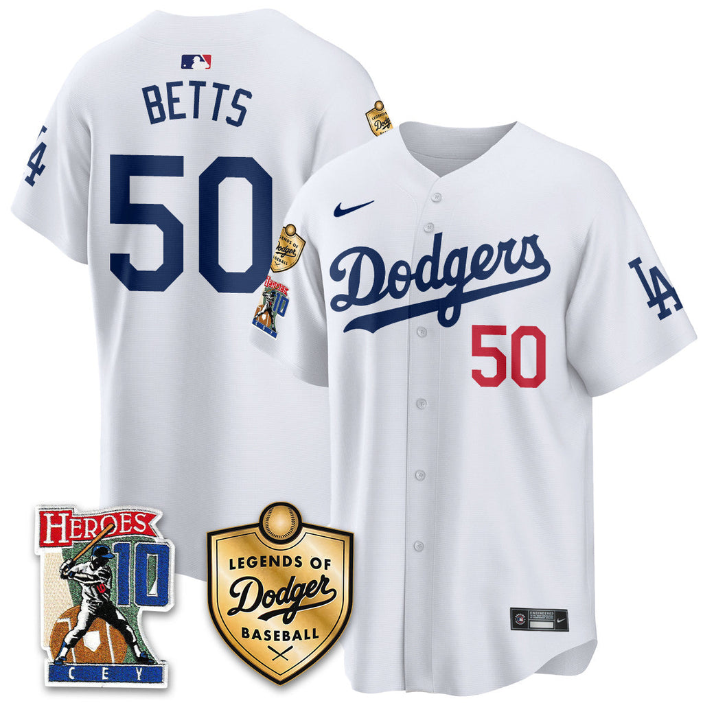 Dodgers Ron Cey "Legends Of Dodgers Baseball" Jersey - All Stitched