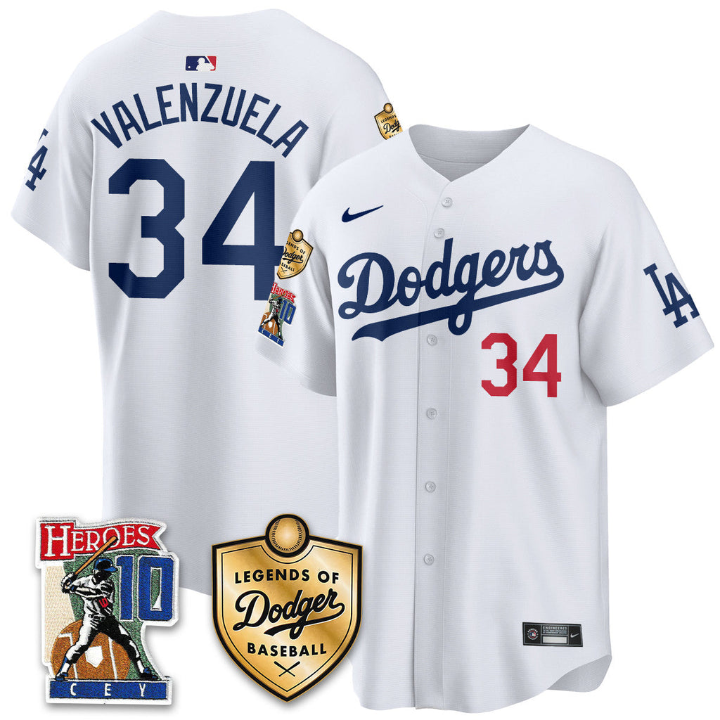 Dodgers Ron Cey "Legends Of Dodgers Baseball" Men Jersey - All Stitched