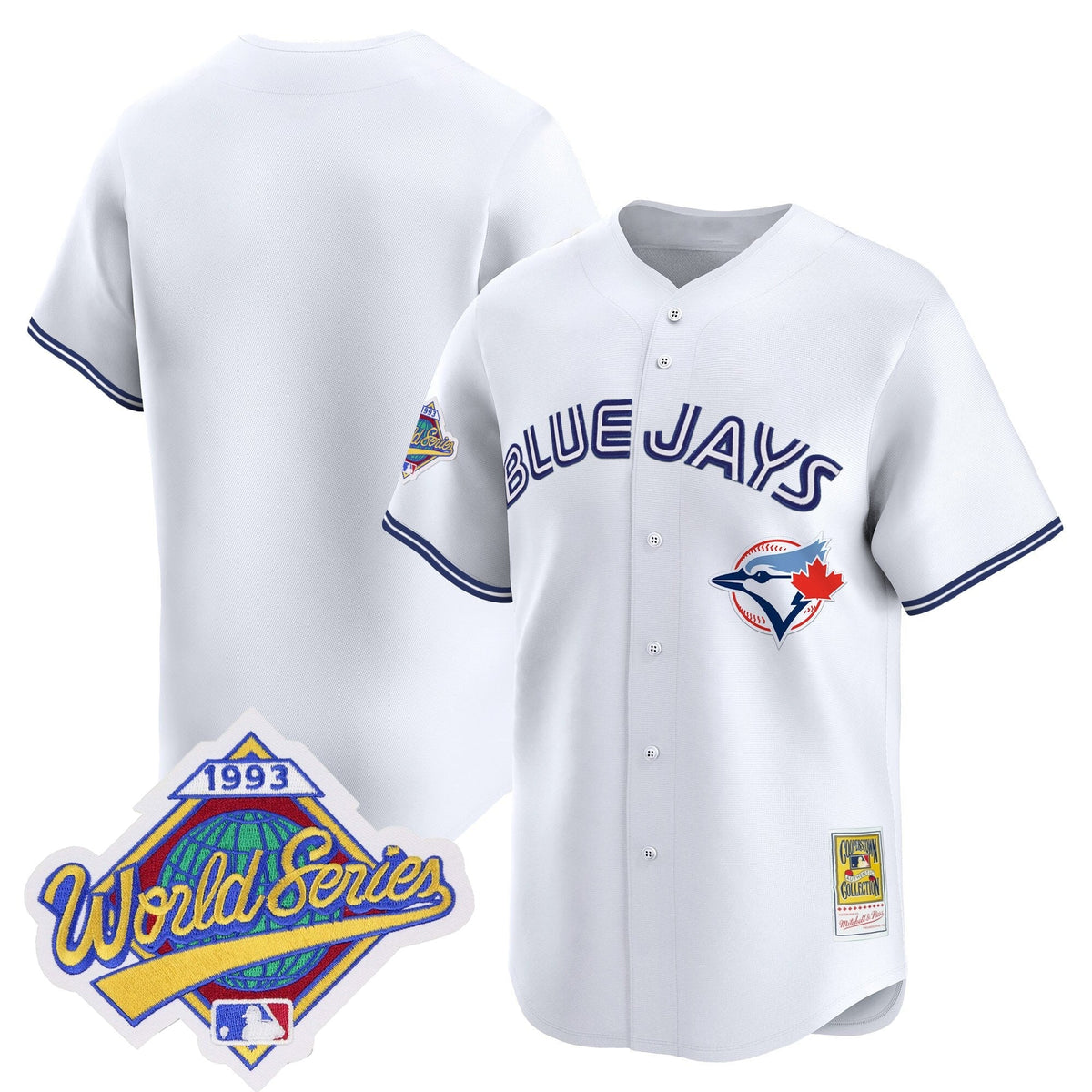 TOR 1993 World Series Vapor Premier Jersey - Throwback Edition - All Stitched