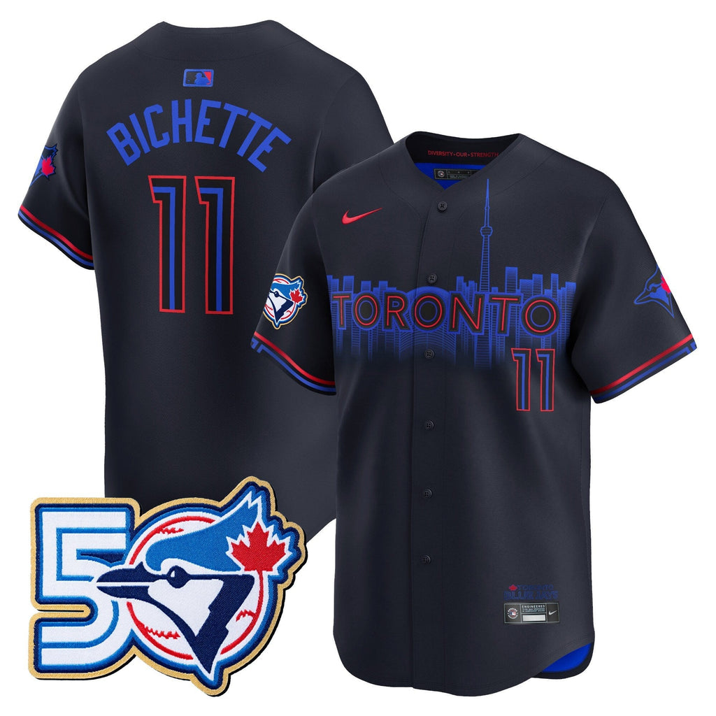 TOR 50 Seasons Patch Vapor Premier Limited Jersey - All Stitched