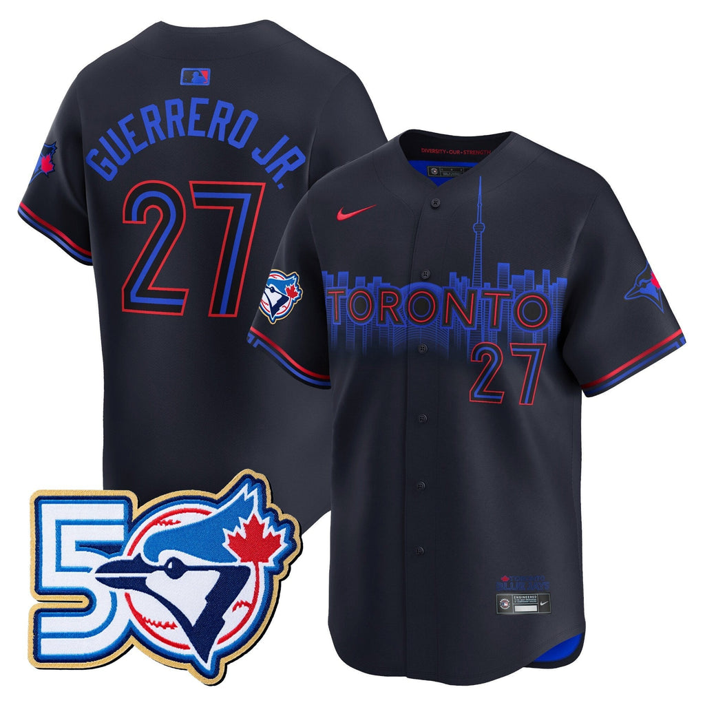 TOR 50 Seasons Patch Vapor Premier Limited Jersey - All Stitched