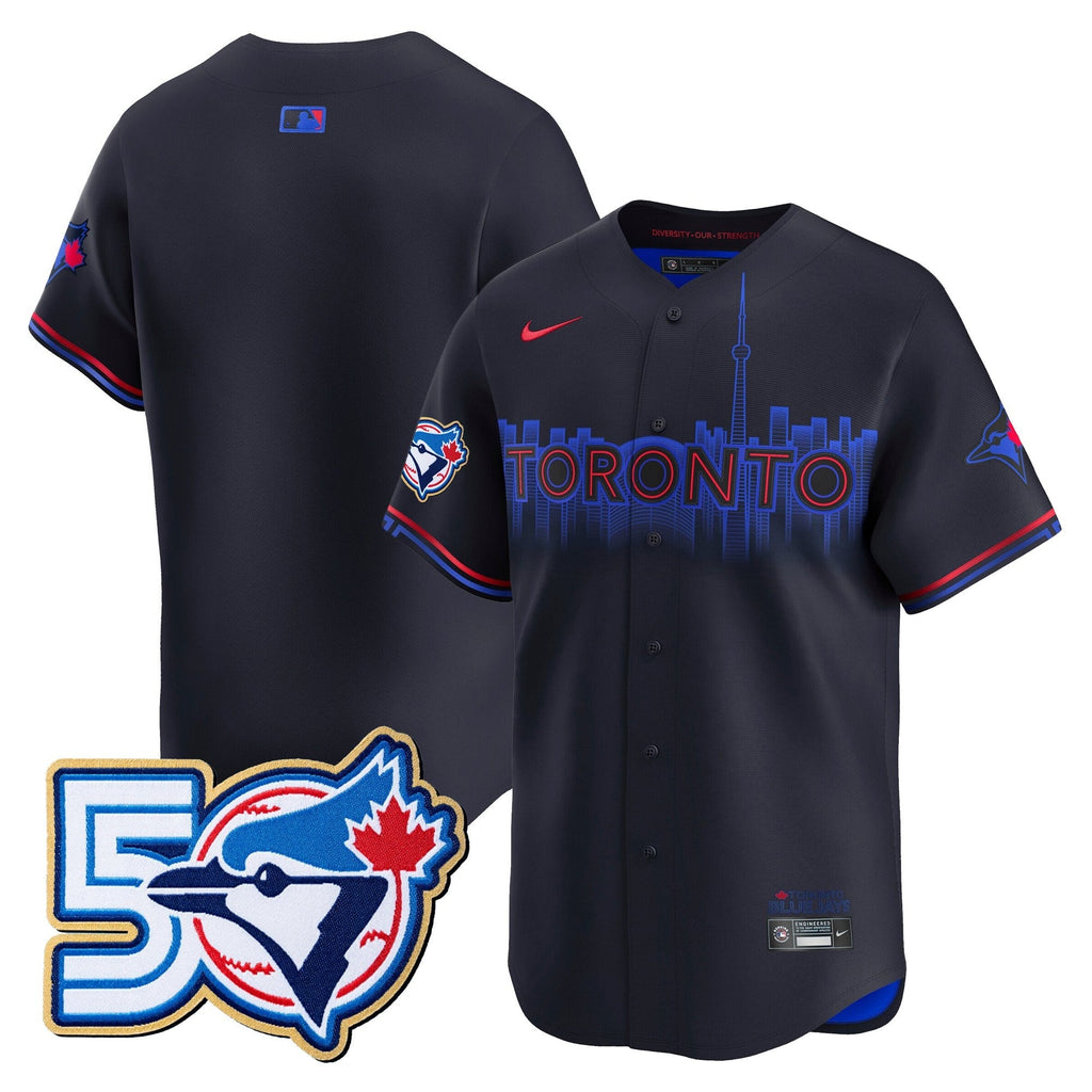 TOR 50 Seasons Patch Vapor Premier Limited Jersey - All Stitched