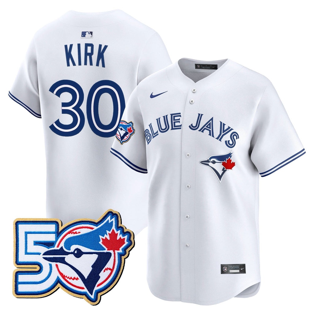 TOR 50 Seasons Patch Vapor Premier Limited Jersey - All Stitched
