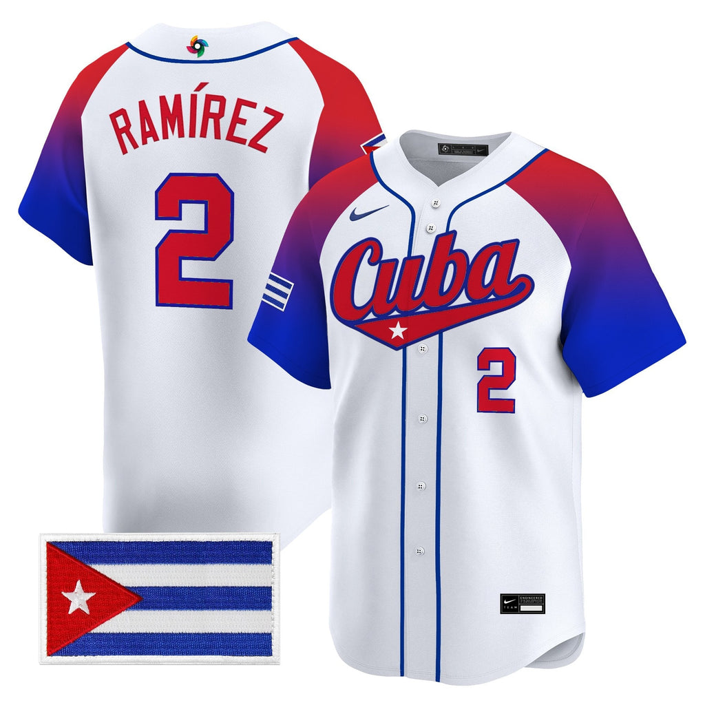 Team Cuba World Baseball Classic Vapor Premier Jersey - 2026 Roster - All Stitched