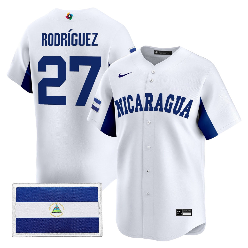 Team Nicaragua 2026 World Baseball Classic Vapor Premier Jersey - All Stitched