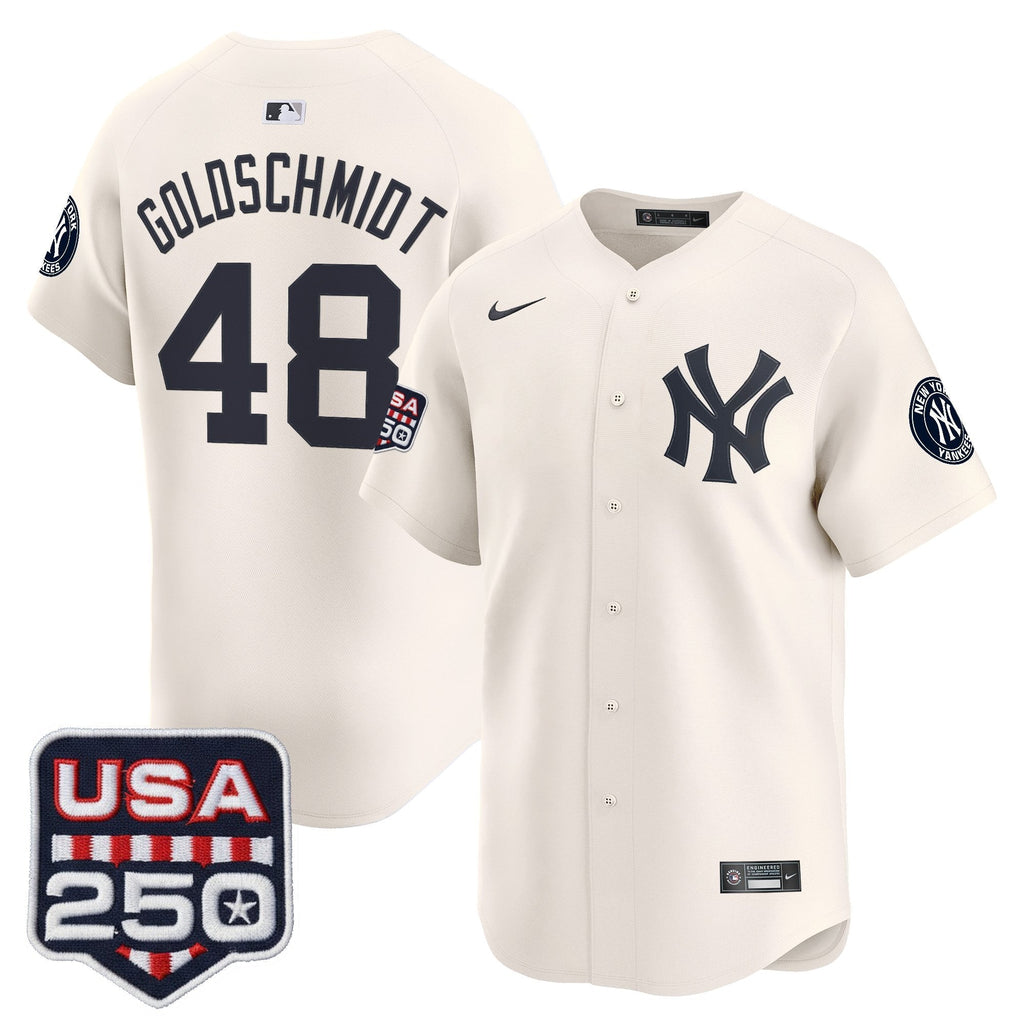 NYY 250America Patch Vapor Premier Limited Jersey - All Stitched