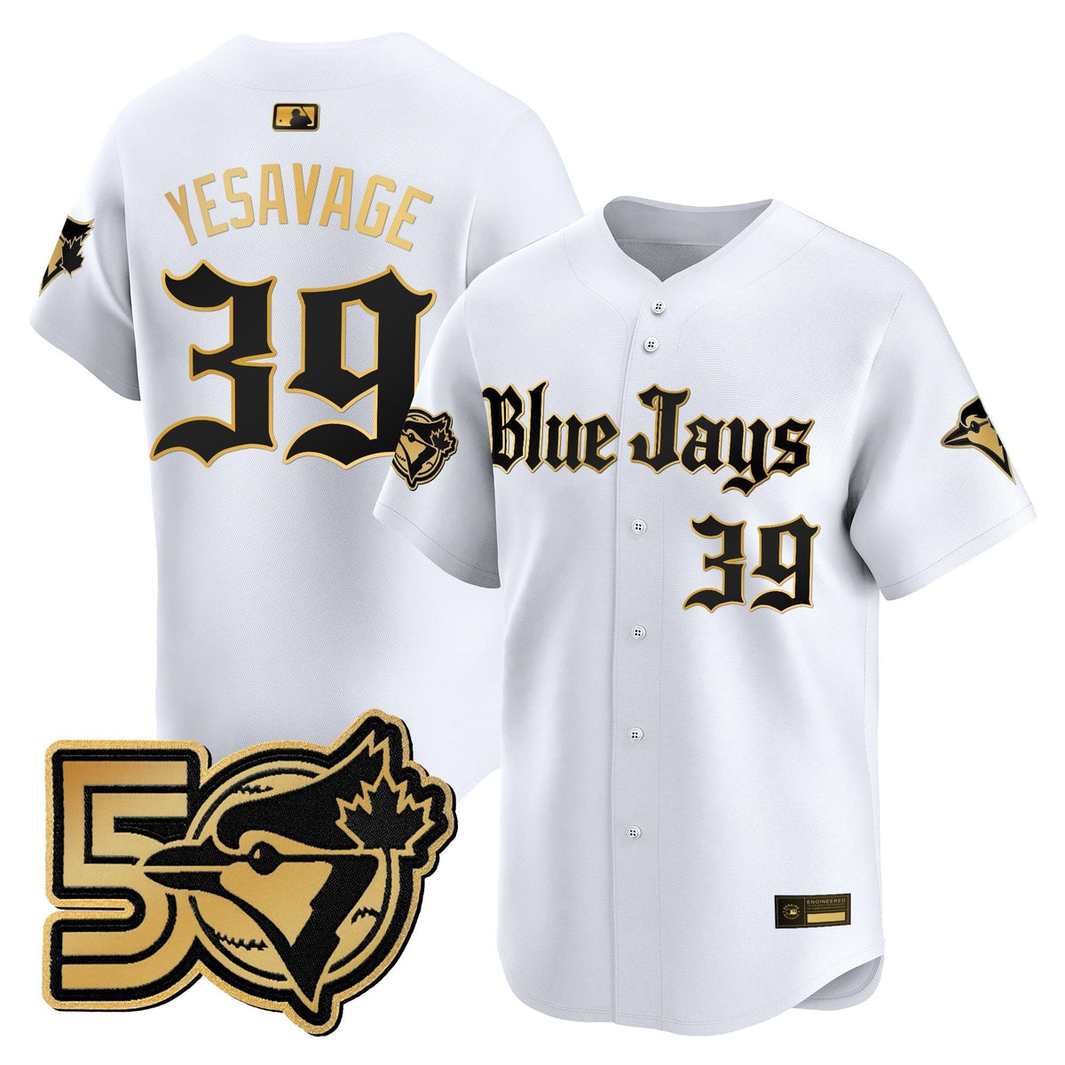 TOR 50 Seasons Patch Vapor Premier Limited Jersey - Gothic North Edition - All Stitched