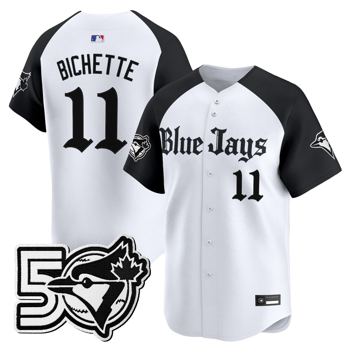 TOR 50 Seasons Patch Vapor Premier Limited Jersey - Gothic North Edition - All Stitched