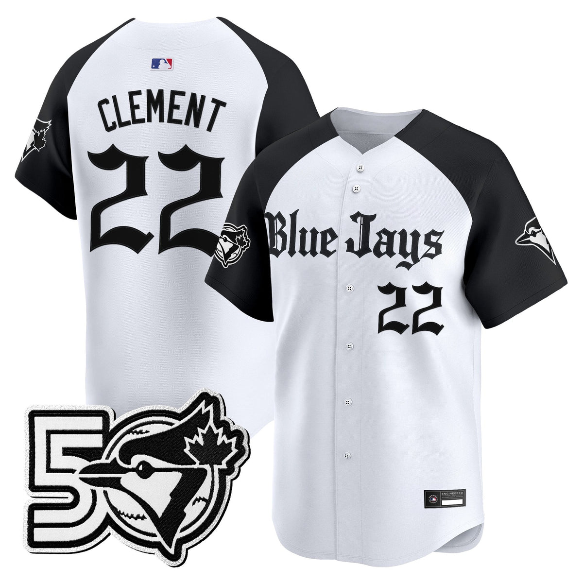 TOR 50 Seasons Patch Vapor Premier Limited Jersey - Gothic North Edition - All Stitched