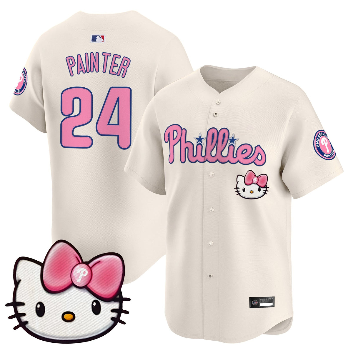 Philadelphia Phillies Hello Kitty Vapor Premier Limited Jersey â All Stitched