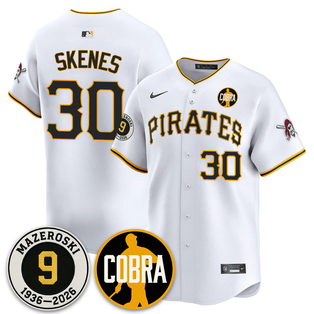 PIT Memories Vapor Limited Men Jersey - Bill Mazeroski Patch - All Stitched