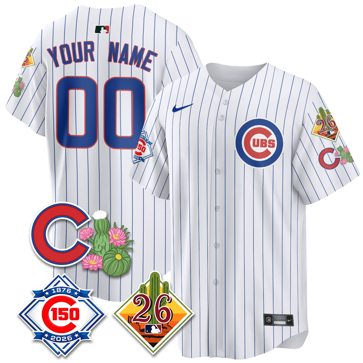 CHC 2026 Spring Training Vapor Limited Jersey - 150th Anniversary Patch - All Stitched