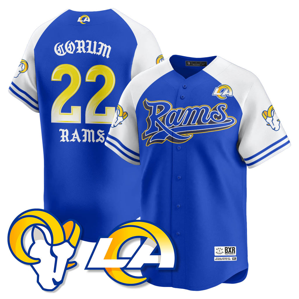 LAR Born x Raised Baseball Jersey - All Stitched