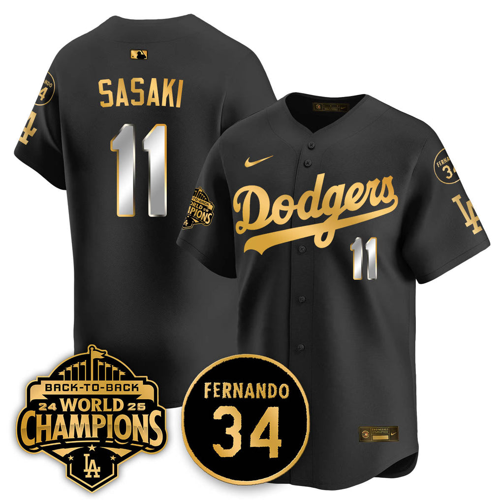 LAD 2025 Back To Back Champions Jersey - All Stitched