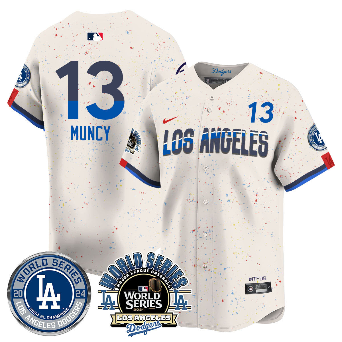 LAD World Series 2024 Jersey - All Stitched