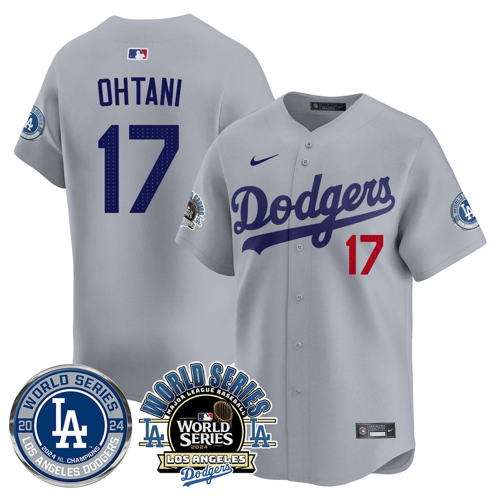 Los Angeles Dodgers 2024 World Series Jersey - All Stitched