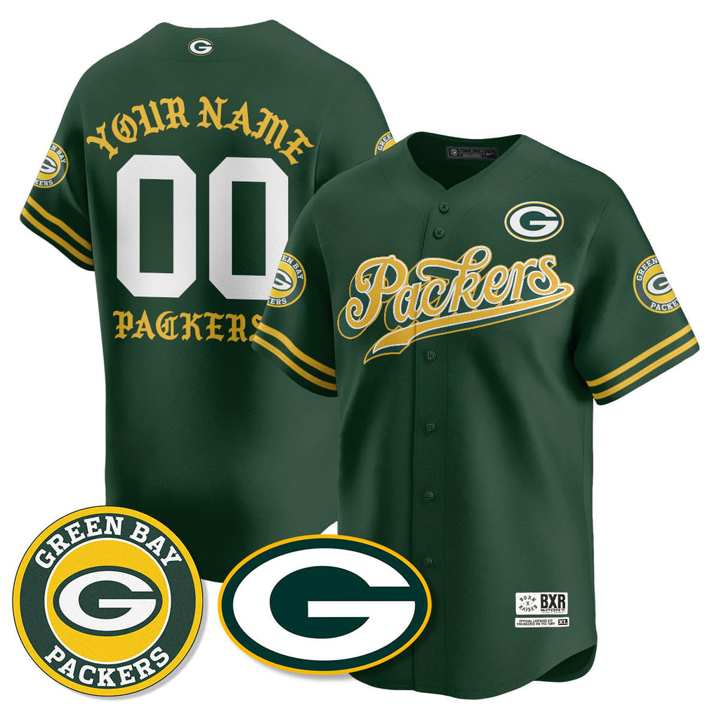 GB Born x Raised Baseball Jersey - All Stitched